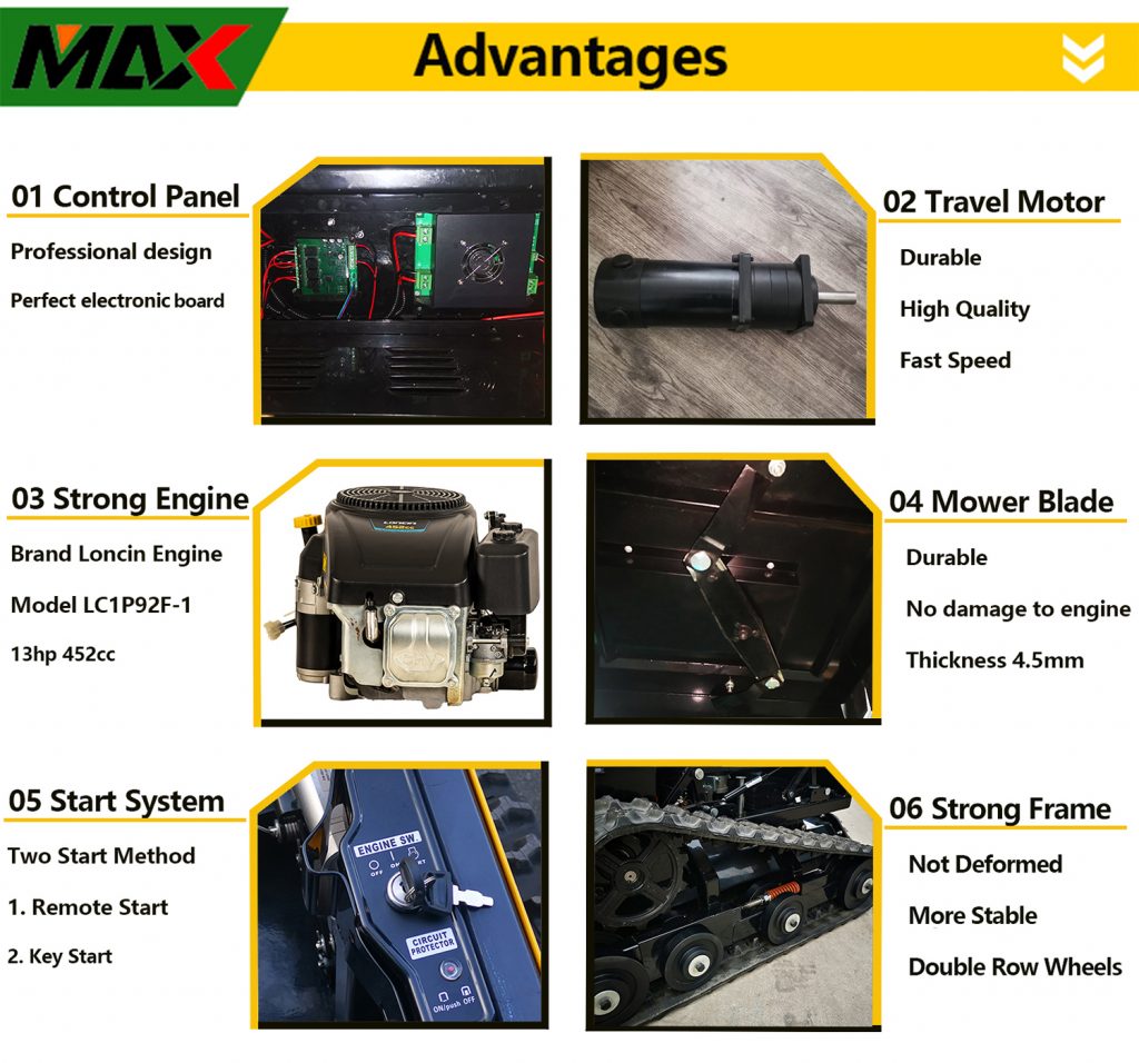 Remote Controlled Slope Mower - Remote Control Mowers - 2