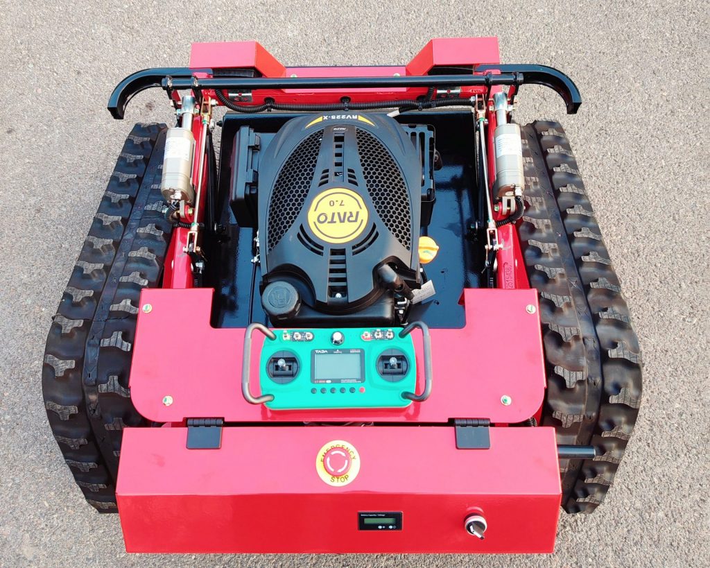 cortador de grama com controle de robô