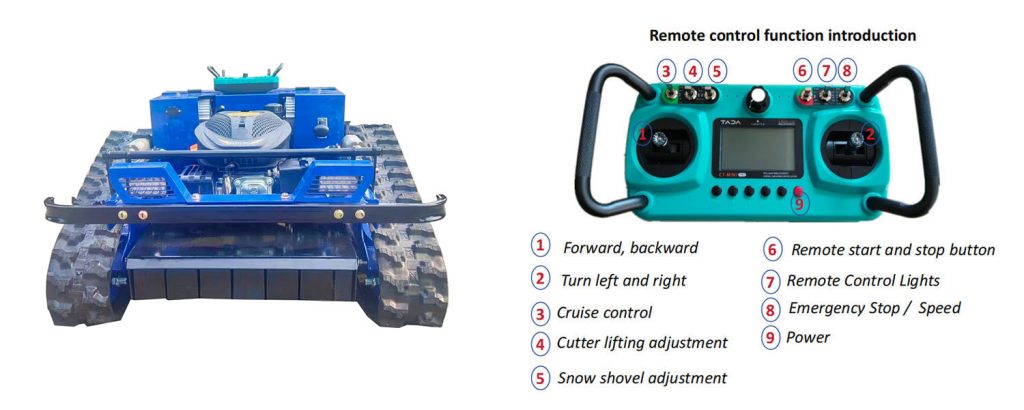 QL600-Remote-controlled lawn mower